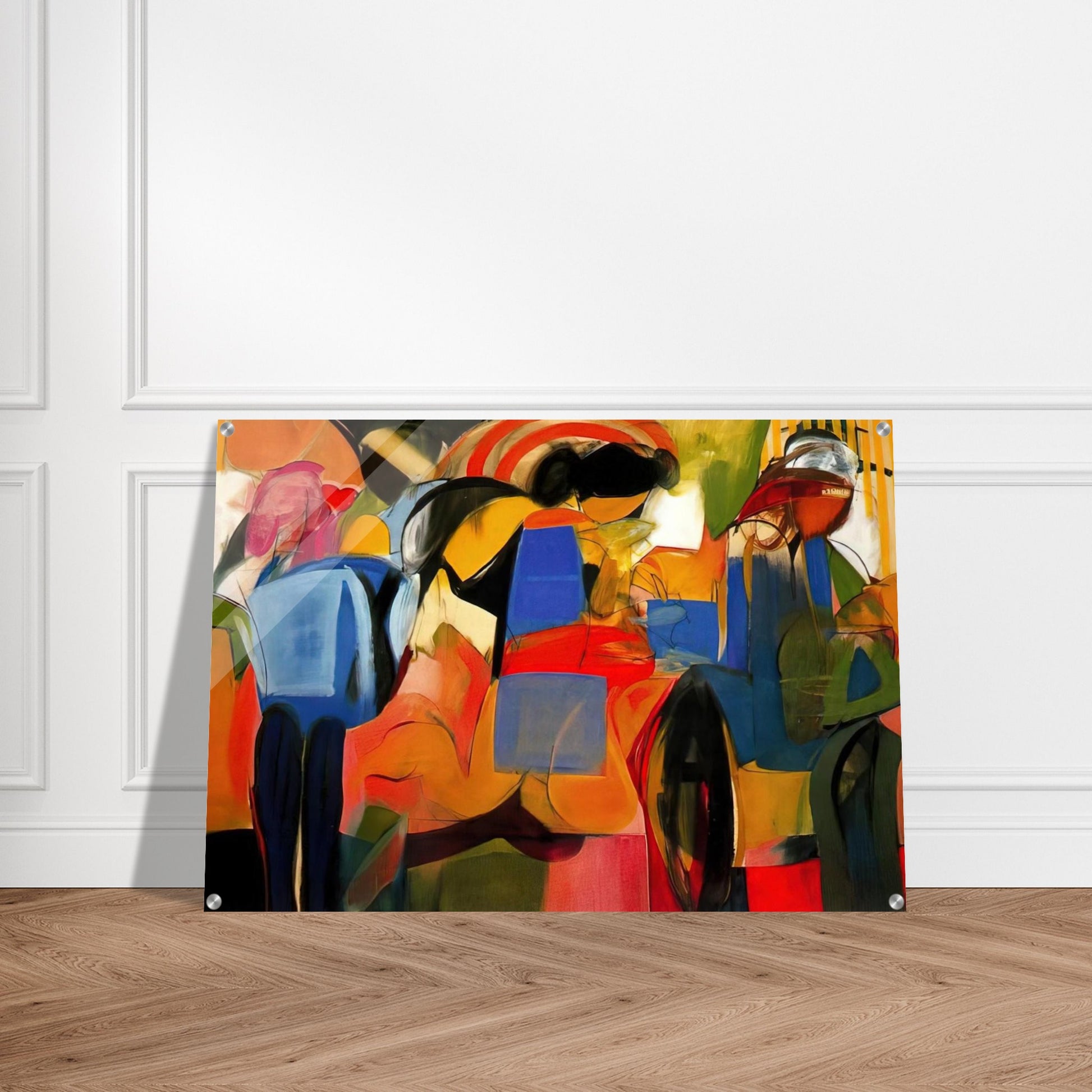 Facade - Abstract Expressionism - Miriam Schapiro Acrylic Print - 70x100 cm / 28x40″ inches