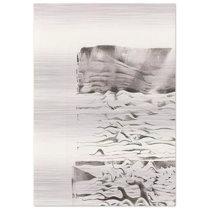 SIXTEENTH STONE 1980 - Lee Bontecou Brushed Aluminum Print - 70x100 cm / 28x40 inches | Lee Bontecou Aluminum Print | Lee Bontecou Prints