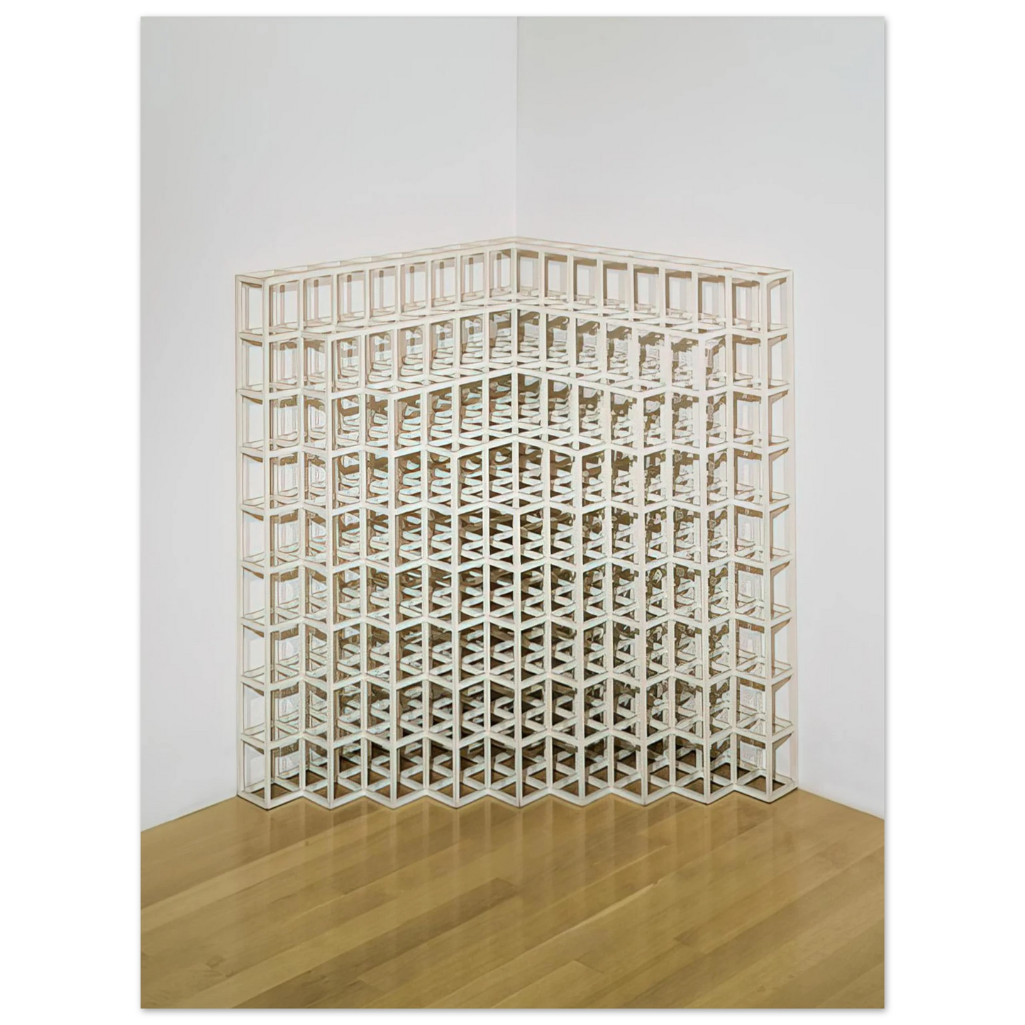 Sol LeWitt - Corner Piece No. 2  75x100 cm / 30x40inches Fine Art Poster