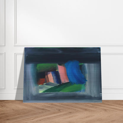 Rain - 1989 - Howard Hodgkin Brushed Aluminum Print - 70x100 cm / 28x40 inches | Howard Hodgkin Aluminum Print | Howard Hodgkin Prints