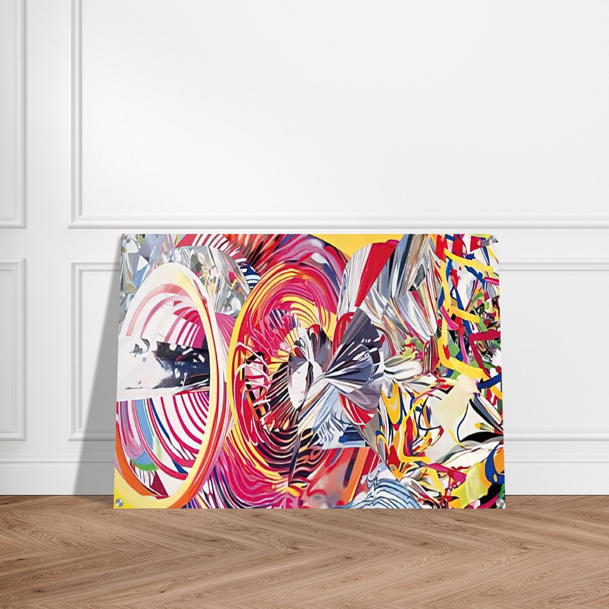 Stowaway Peers Out at the Speed of Light - James Rosenquist Acrylic Print - 70x100 cm / 28x40″ inches