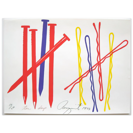James Rosenquist - Ten Days  75x100 cm / 30x40inches Fine Art Poster