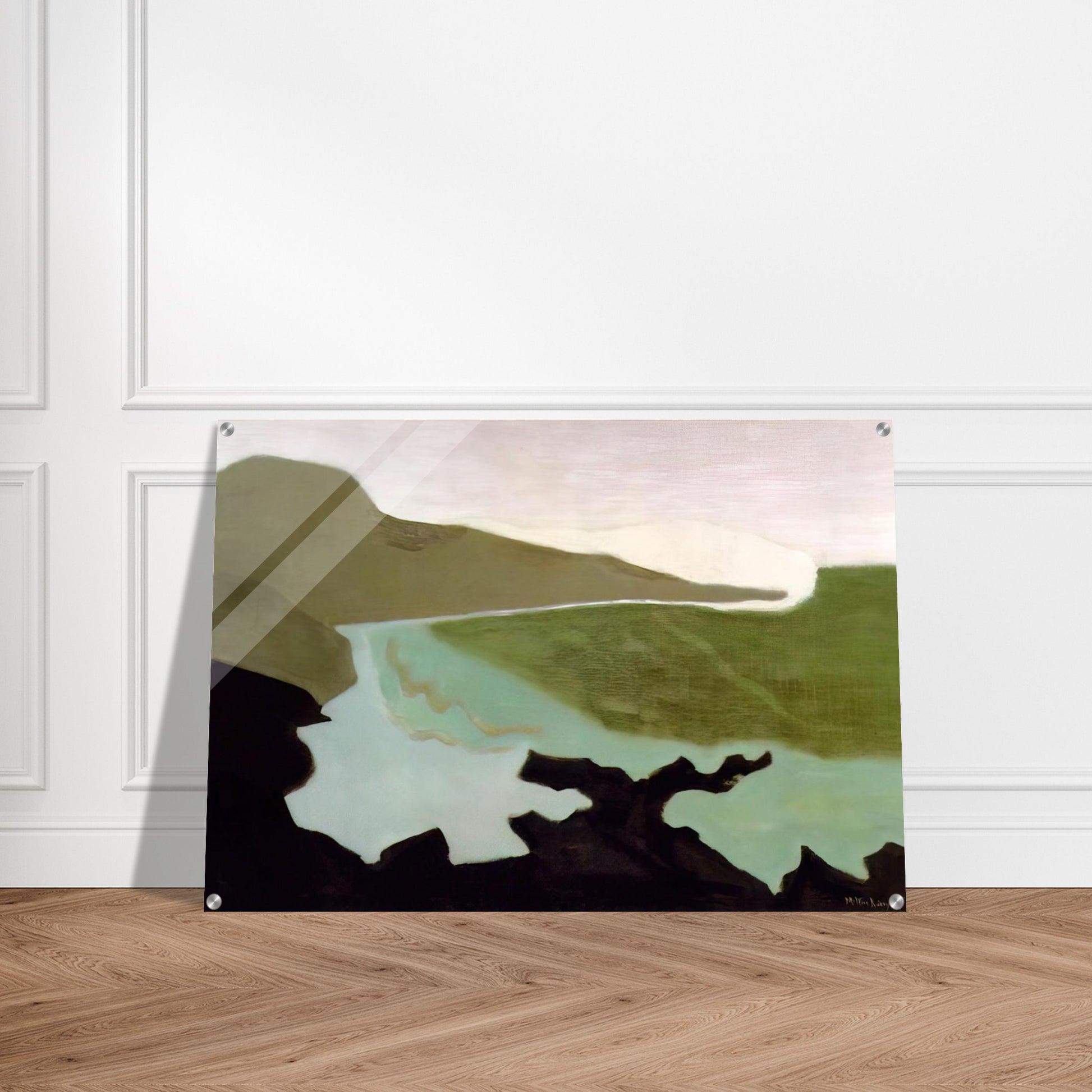 Green Sea - 1954 - Milton Avery Acrylic Print - 70x100 cm / 28x40″ inches | Milton Avery Wall Art | Milton Avery Prints