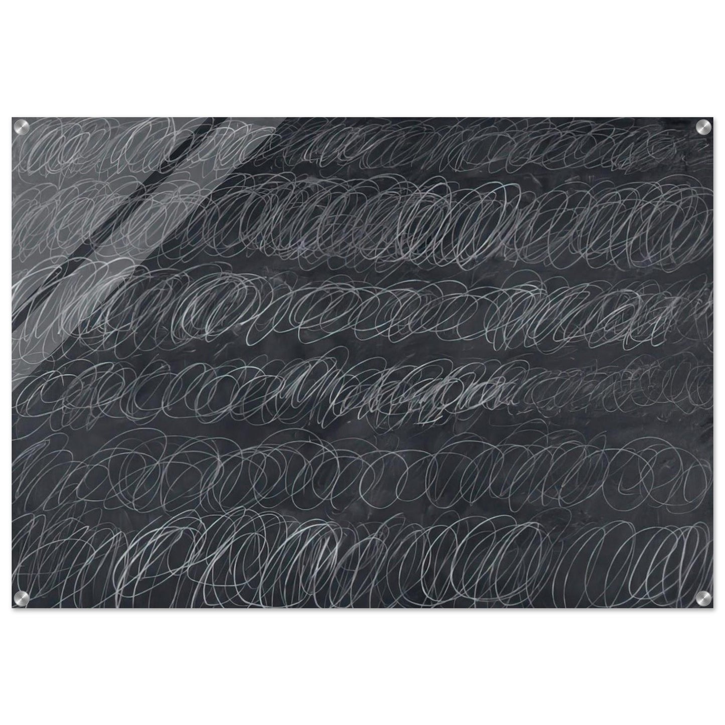 Cold Stream - Cy Twombly Acrylic Print - 70x100 cm / 28x40″ inches