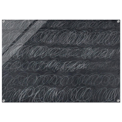 Cold Stream - Cy Twombly Acrylic Print - 70x100 cm / 28x40″ inches