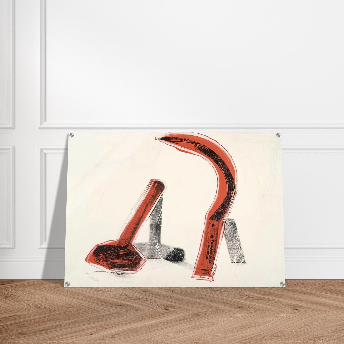 Hammer and Sickle - Andy Warhol Acrylic Print - 70x100 cm / 28x40″ inches
