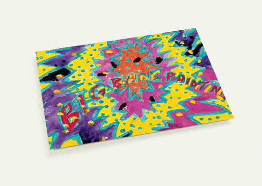Big Bang Painting - 1988 By Paul Thek Pack of 10 Post Cards | Paul Thek Post Cards | A6 (10.5 x 14.8 cm) - 4.1 x 5.8 inches