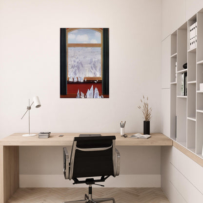 THE DOMAIN OF ARNHEIM 1949 - Rene Magritte Brushed Aluminum Print - 70x100 cm / 28x40 inches | Rene Magritte Aluminum Print | Rene Magritte Prints