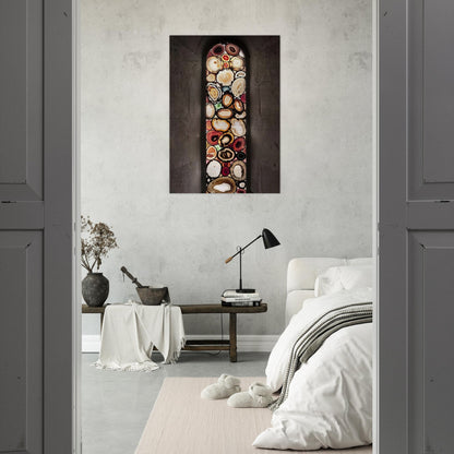 AHATFENSTER 2009 1 - Sigmar Polke Brushed Aluminum Print - 70x100 cm / 28x40 inches | Sigmar Polke Aluminum Print | Sigmar Polke Prints