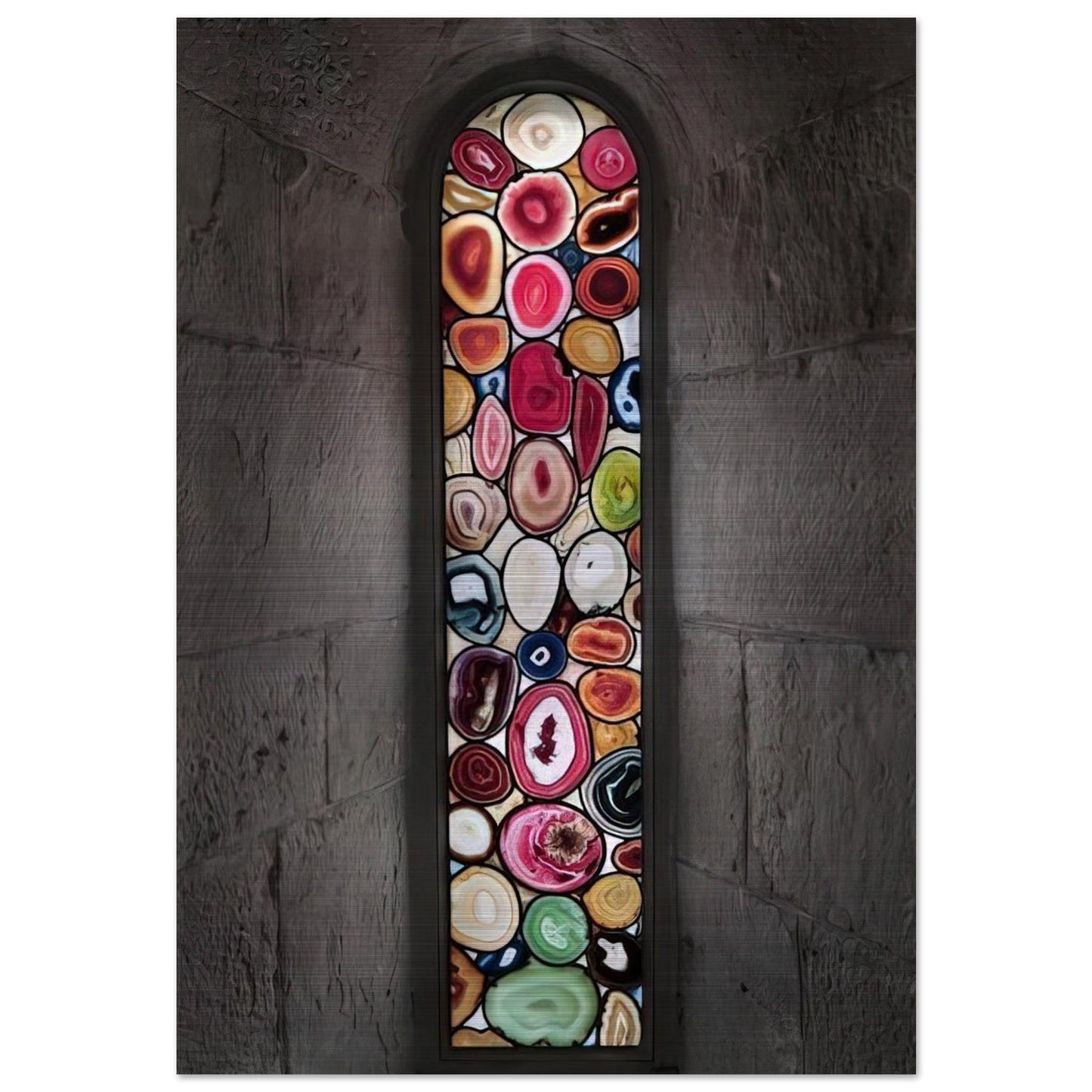 AHATFENSTER 2009 2 - Sigmar Polke Brushed Aluminum Print - 70x100 cm / 28x40 inches | Sigmar Polke Aluminum Print | Sigmar Polke Prints