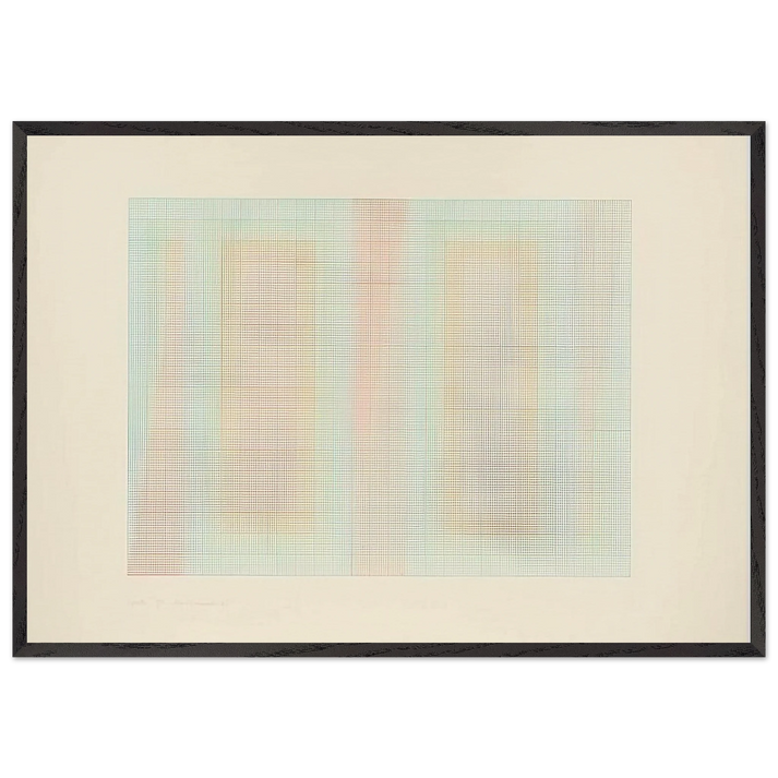 Eighths - 1967 - Mark Lancaster 70x100 cm / 28x40 inches Framed Art Print – Black Wooden Frame