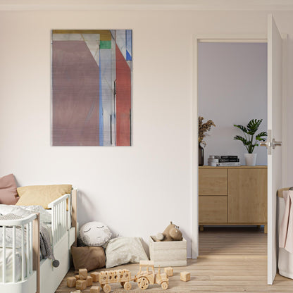 Ocean Park #70 - Richard Diebenkorn Brushed Aluminum Print - 70x100 cm / 28x40 inches | Richard Diebenkorn Aluminum Print | Richard Diebenkorn Prints