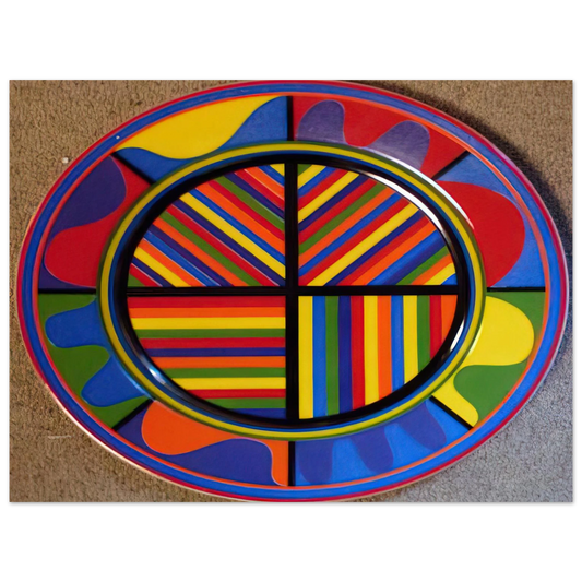 Sol LeWitt - Lines in Four Directions  75x100 cm / 30x40inches Fine Art Poster