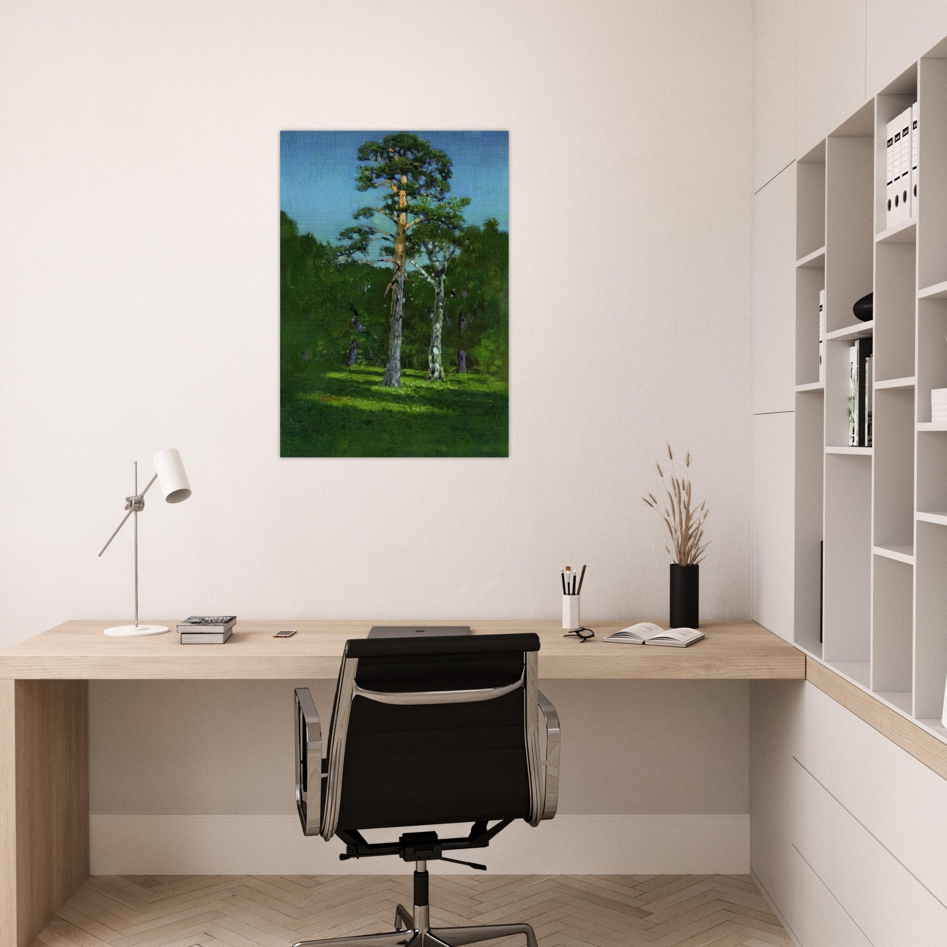 Pine - Arkhyp Kuindzhi Brushed Aluminum Print - 70x100 cm / 28x40 inches | Arkhyp Kuindzhi Aluminum Print | Arkhyp Kuindzhi Prints