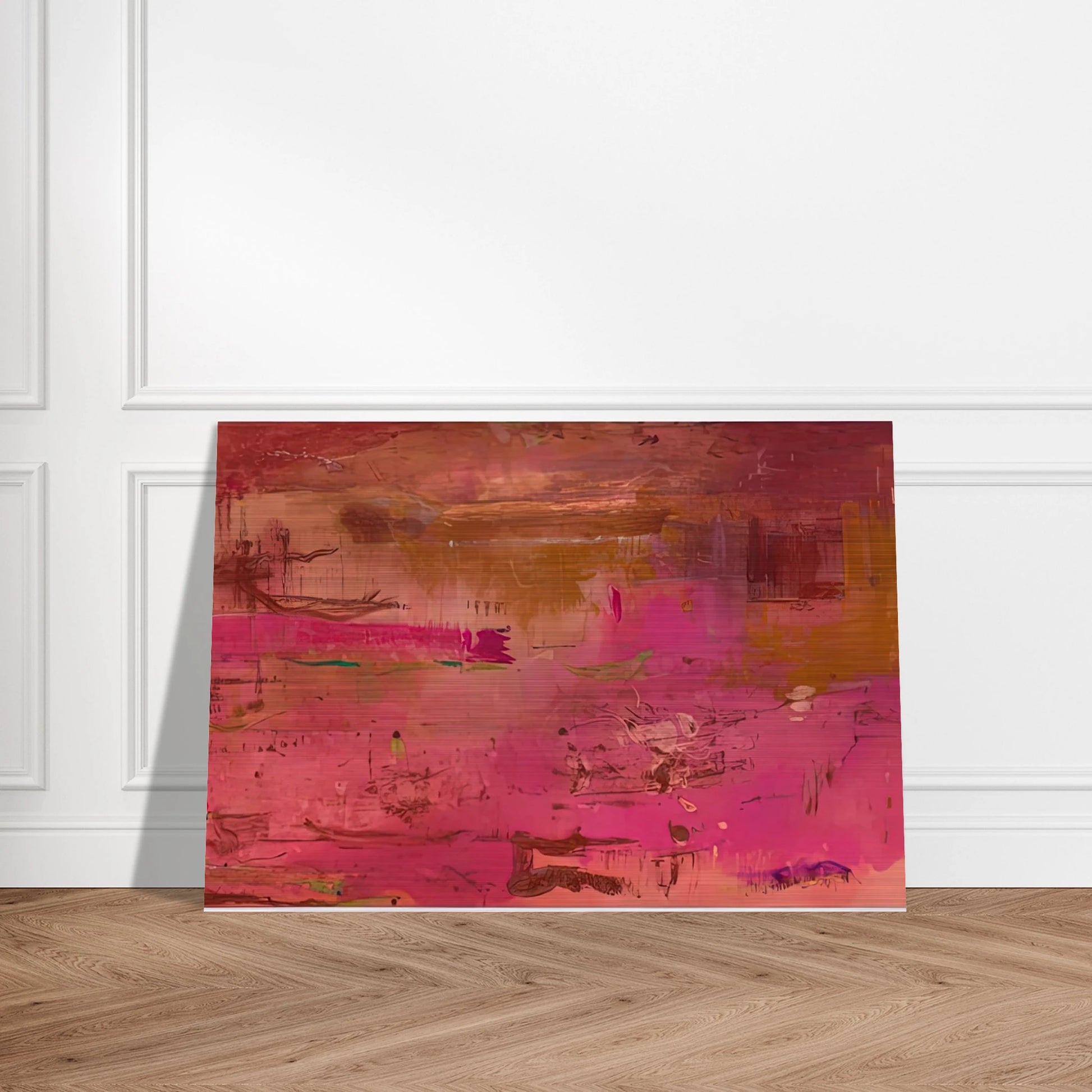 Dream Walk Red, 1978- - Helen Frankenthaler Brushed Aluminum Print - 70x100 cm / 28x40 inches | Helen Frankenthaler Aluminum Print | Helen Frankenthaler Prints