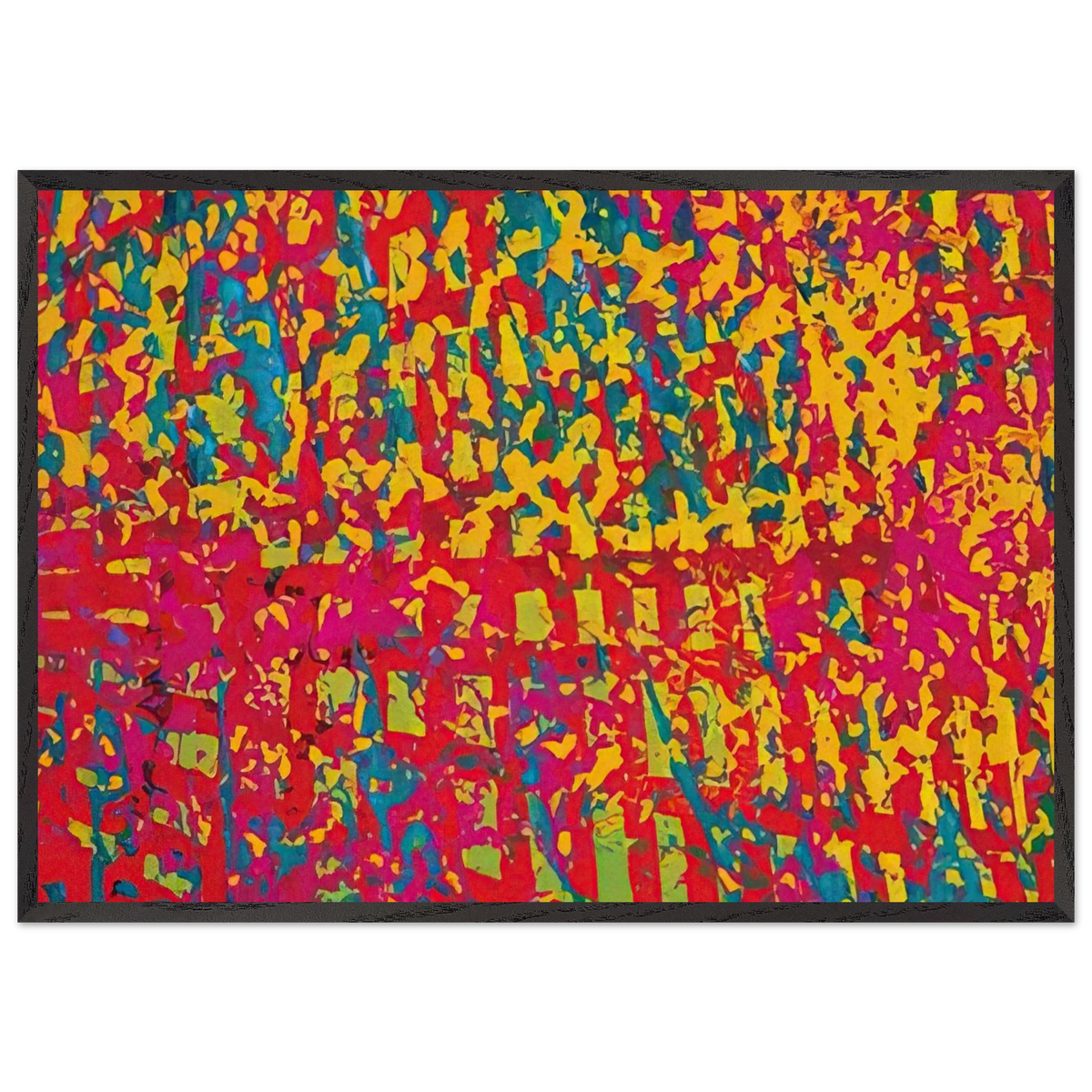 LUDORFF - Gerhard Richter 70x100 cm / 28x40 inches Framed Art Print – Black Wooden Frame