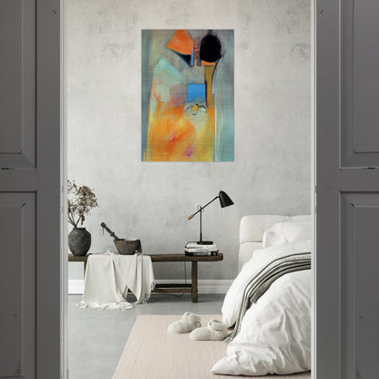 Pandora - Abstract Expressionism - Miriam Schapiro Brushed Aluminum Print - 70x100 cm / 28x40 inches | Miriam Schapiro Aluminum Print | Miriam Schapiro Prints