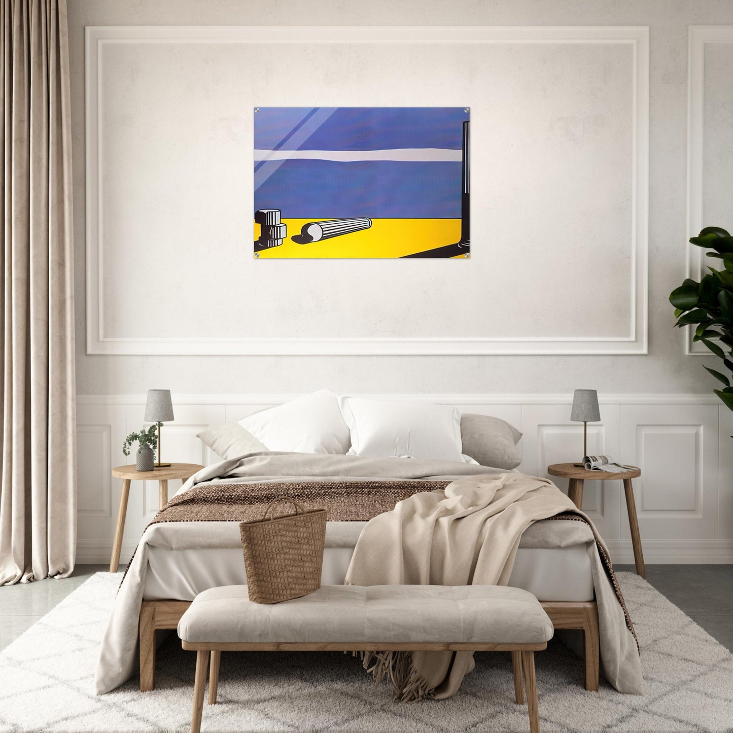 RUINS 1965 - Roy Lichtenstein Acrylic Print - 70x100 cm / 28x40″ inches