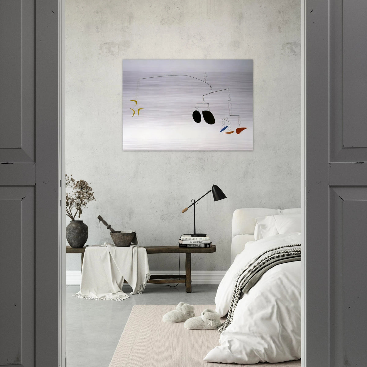 BOOMERANGS 1941 0 - Alexander Calder Brushed Aluminum Print - 70x100 cm / 28x40 inches | Alexander Calder Aluminum Print | Alexander Calder Prints