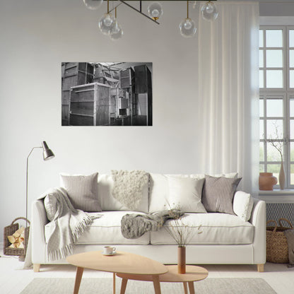 MERZBAU SEEN FROM THE OUTSIDE 1933 - Kurt Schwitters Brushed Aluminum Print - 70x100 cm / 28x40 inches | Kurt Schwitters Aluminum Print | Kurt Schwitters Prints