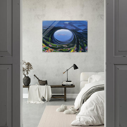 Primavera Umbria - 1923 - Gerardo Dottori Acrylic Print - 70x100 cm / 28x40″ inches
