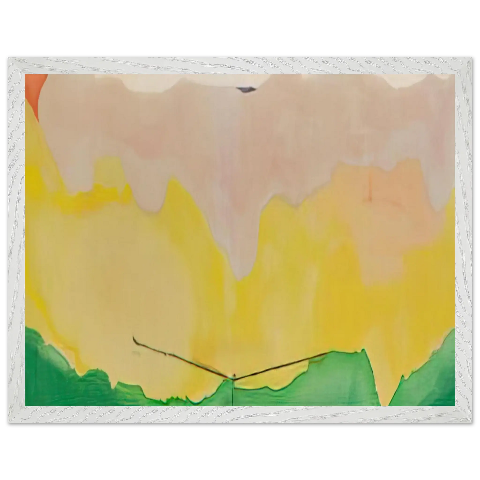 Helen Frankenthaler - Boulevard - 1973 Wall art - 40x50 cm / 16x20 Inches - Premium Wooden Framed Poster With Fine Art Paper - Wood frame