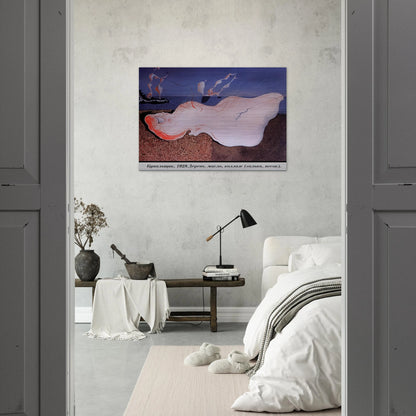 THE BATHER - Salvador Dali Brushed Aluminum Print - 70x100 cm / 28x40 inches | Salvador Dali Aluminum Print | Salvador Dali Prints
