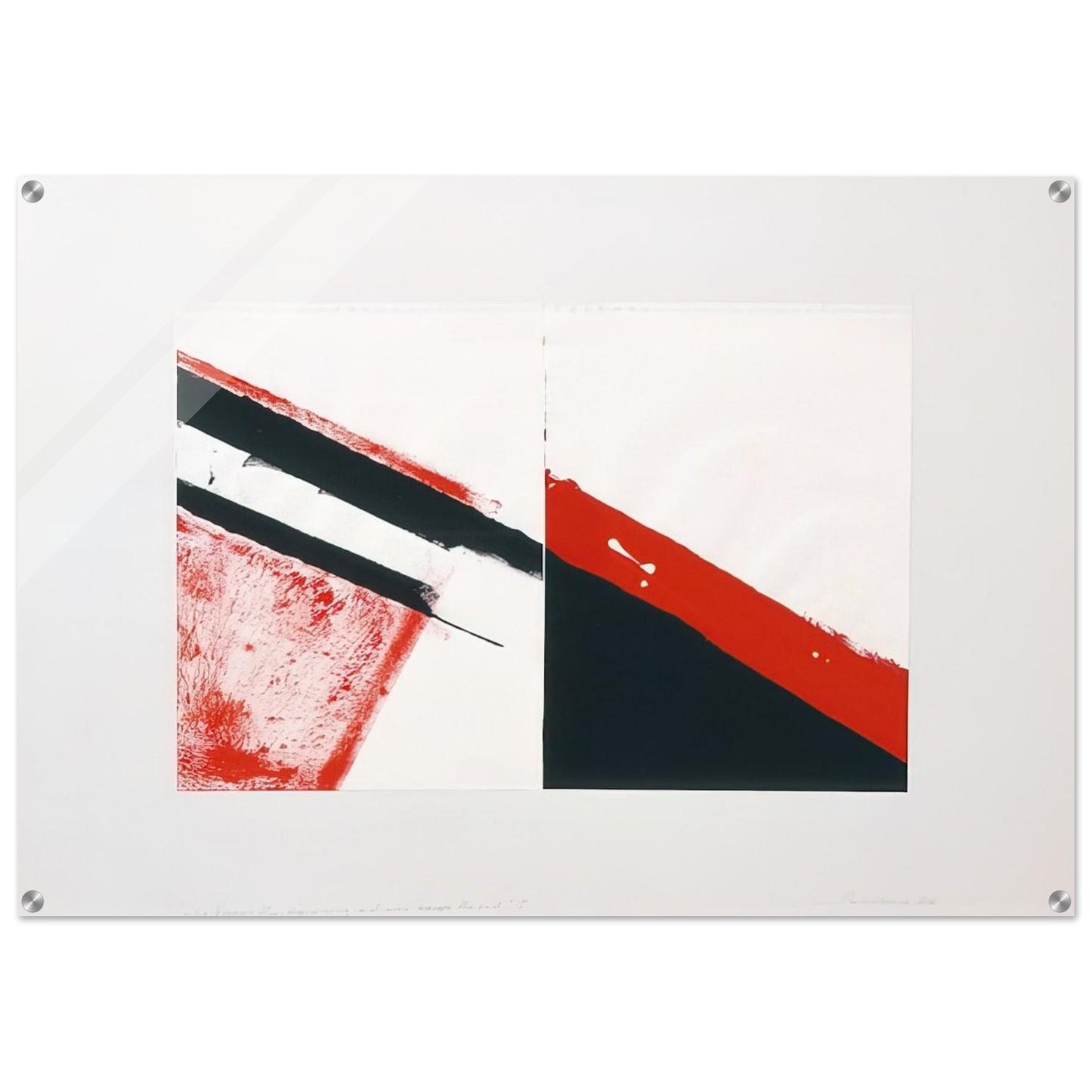 Who knows the beginning and who knows the end I - 1976 - Blinky Palermo Acrylic Print - 70x100 cm / 28x40″ inches