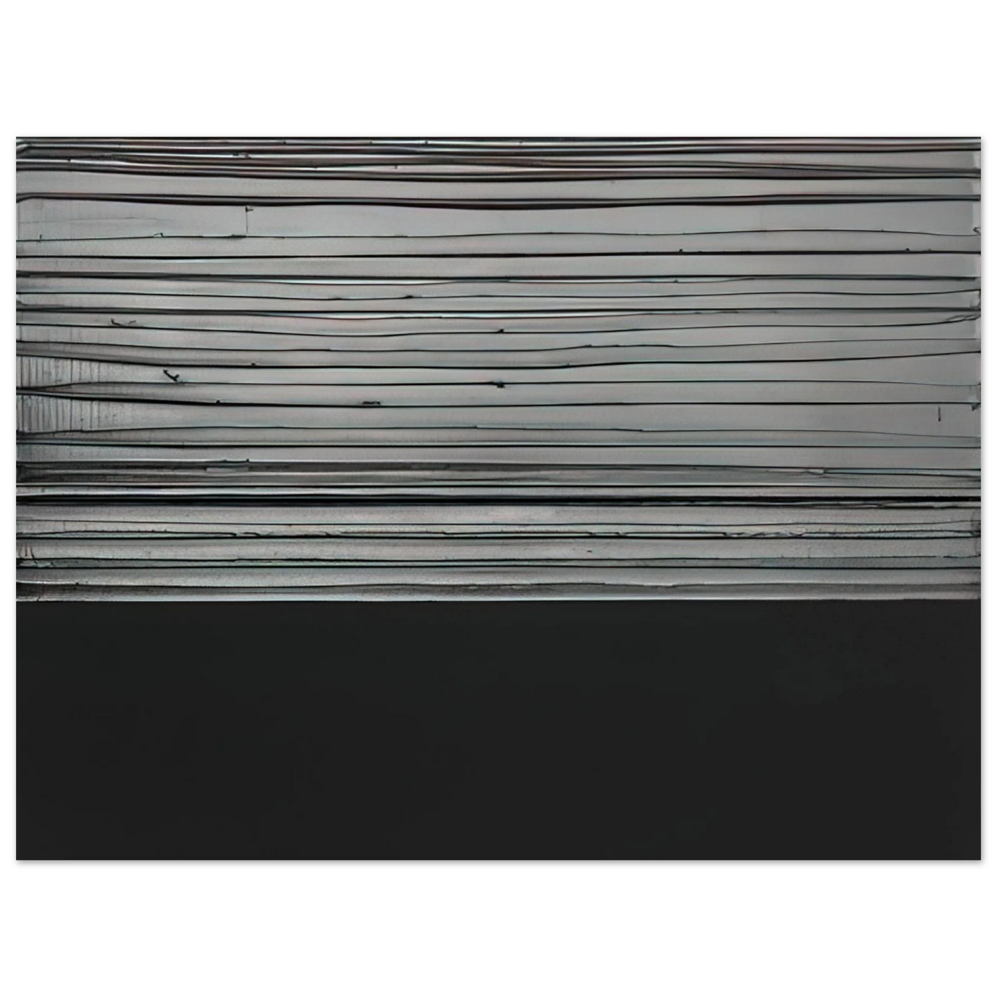 Pierre Soulages - Peinture 12 November 2008 diptyque - 2008  75x100 cm / 30x40inches Fine Art Poster