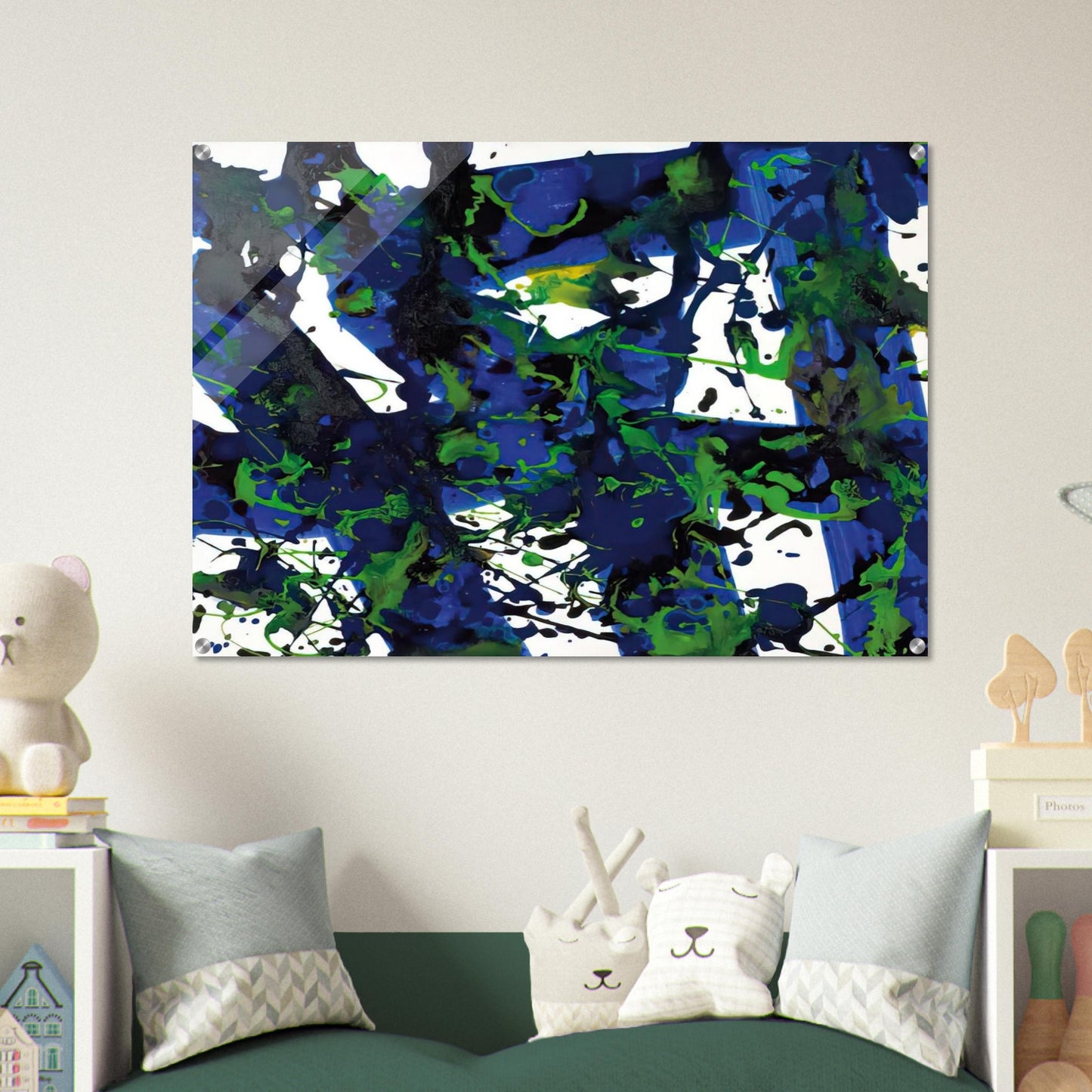 Untitled  SFP94-17  SF94-032  - Sam Francis Acrylic Print - 70x100 cm / 28x40″ inches