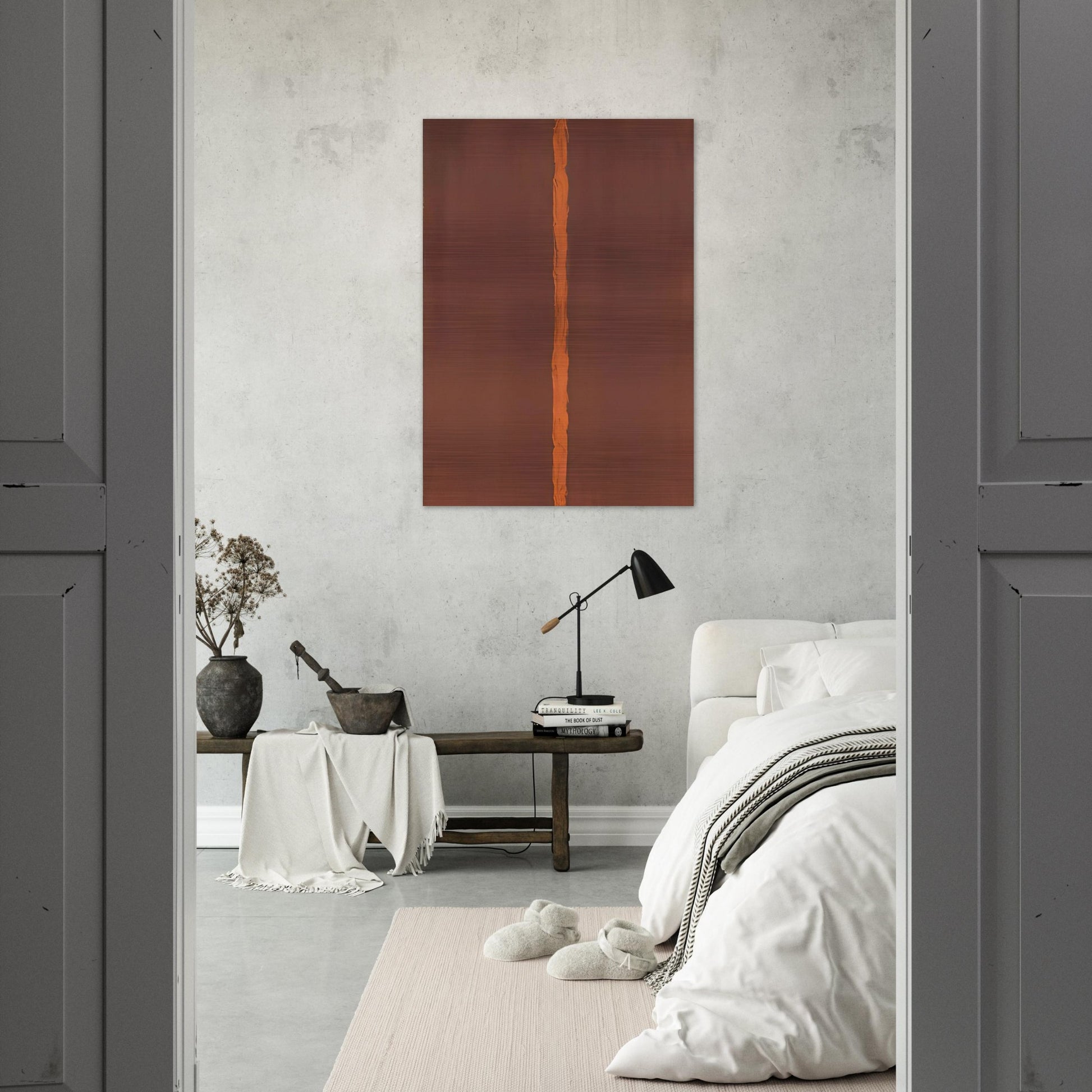 Onement I - Barnett Newman Brushed Aluminum Print - 70x100 cm / 28x40 inches | Barnett Newman Aluminum Print | Barnett Newman Prints