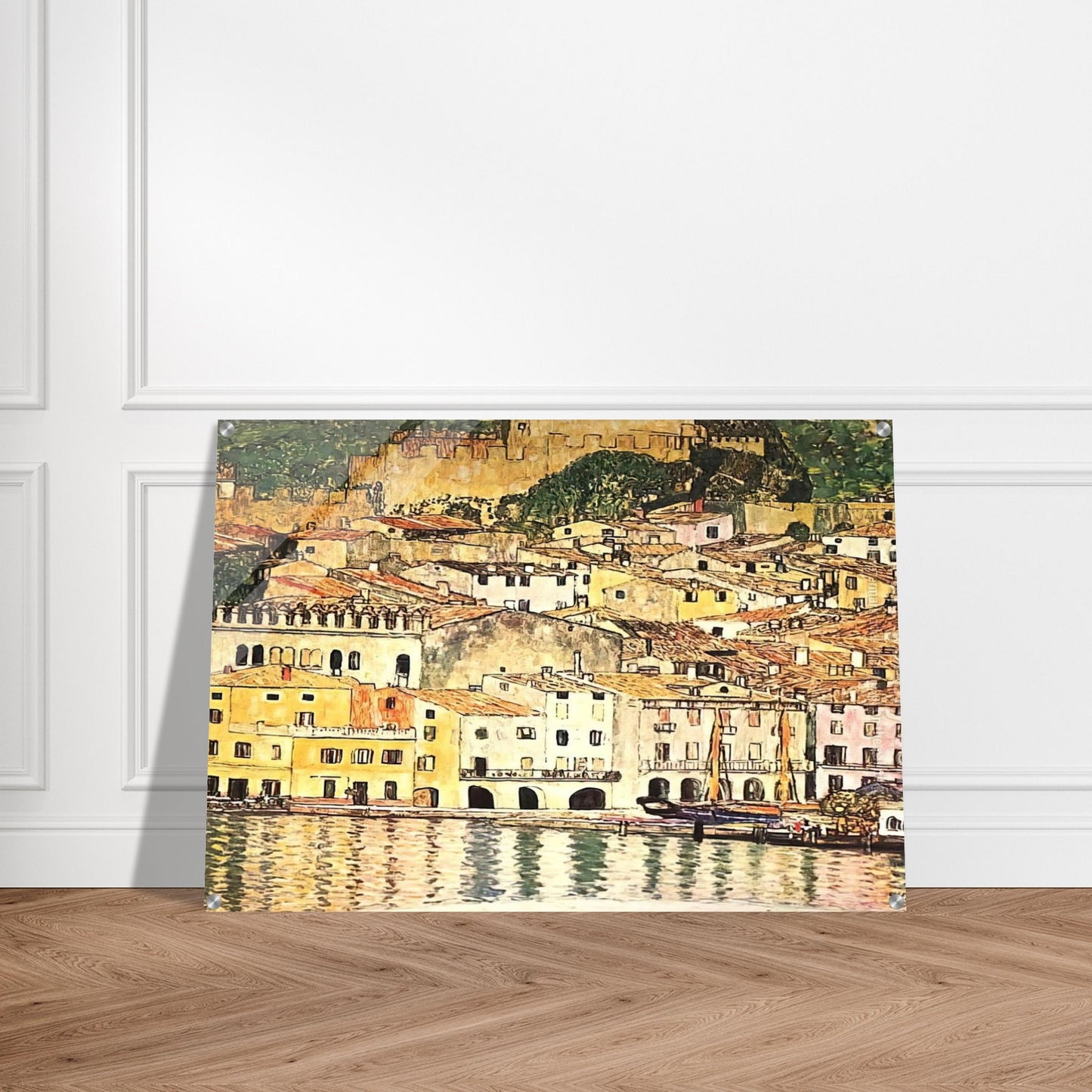 MALCESINE ON LAKE GARDA - Gustav Klimt Acrylic Print - 70x100 cm / 28x40″ inches | Gustav Klimt Wall Art | Gustav Klimt Prints