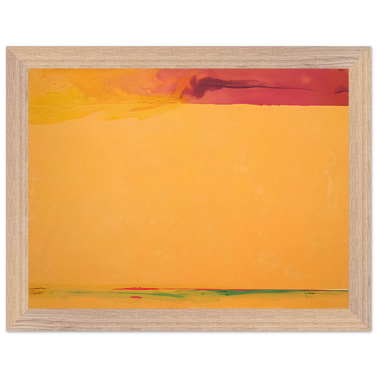 Helen Frankenthaler - Southern Exposure - 2005 Wall art - 45x60 cm / 18x24 inches - Premium Wooden Framed Poster With Fine Art Paper-canvas - Black frame
