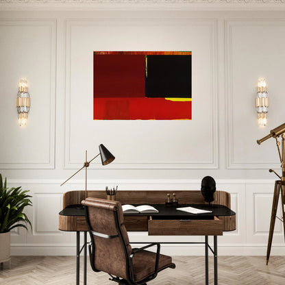 29. 03. 60 - 1960 - John Hoyland Brushed Aluminum Print - 70x100 cm / 28x40 inches | John Hoyland Aluminum Print | John Hoyland Prints