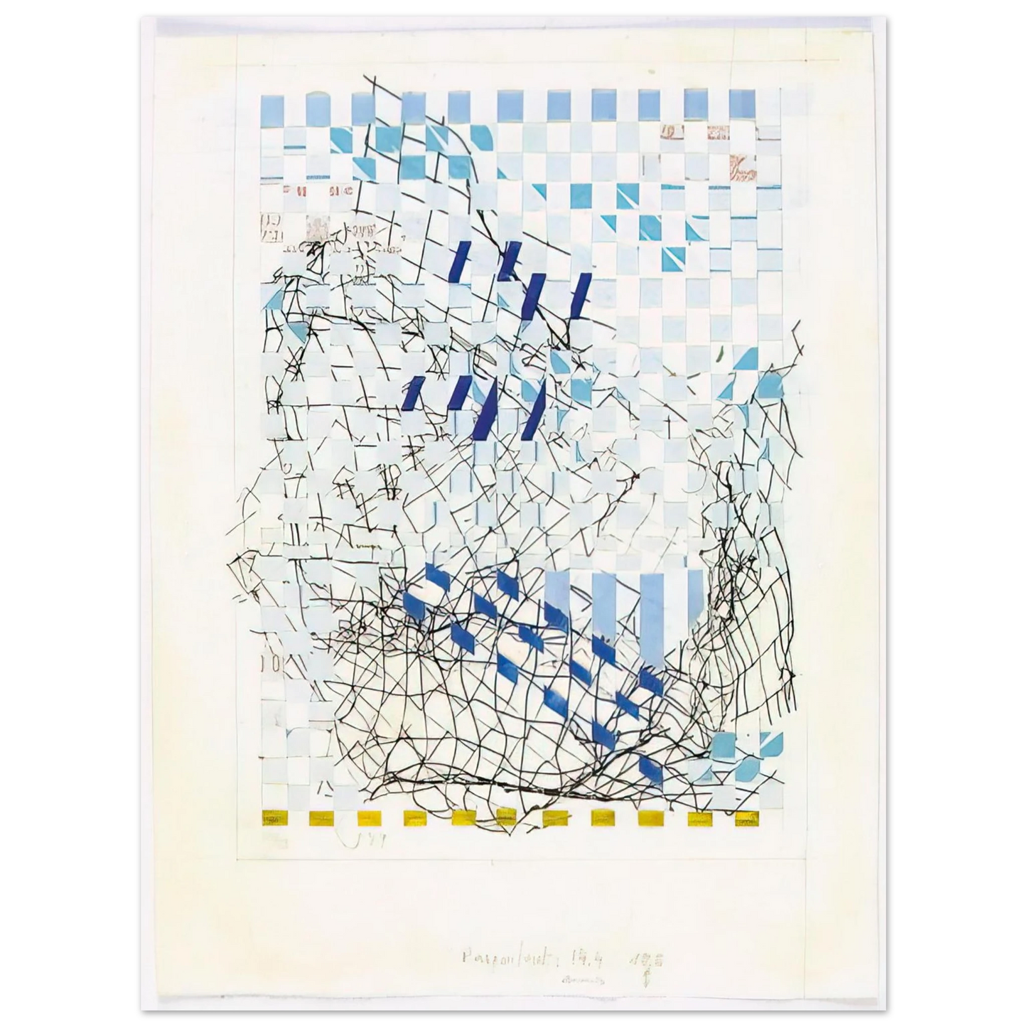 Gego - Tejedura 8913 - 1989  75x100 cm / 30x40inches Fine Art Poster