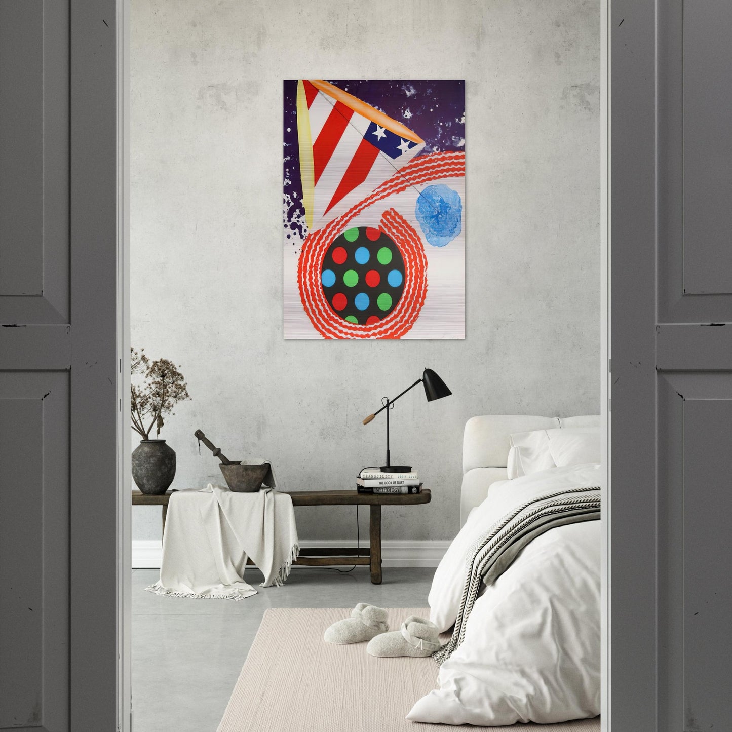 A Free for All - James Rosenquist Brushed Aluminum Print - 70x100 cm / 28x40 inches | James Rosenquist Aluminum Print | James Rosenquist Prints