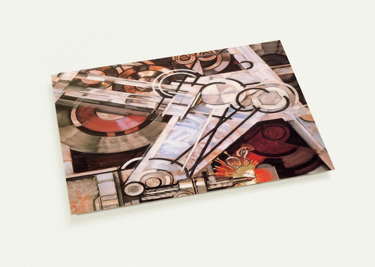 Drill By Frantisek Kupka Pack of 10 Post Cards | Frantisek Kupka Post Cards | A6 (10.5 x 14.8 cm) - 4.1 x 5.8 inches