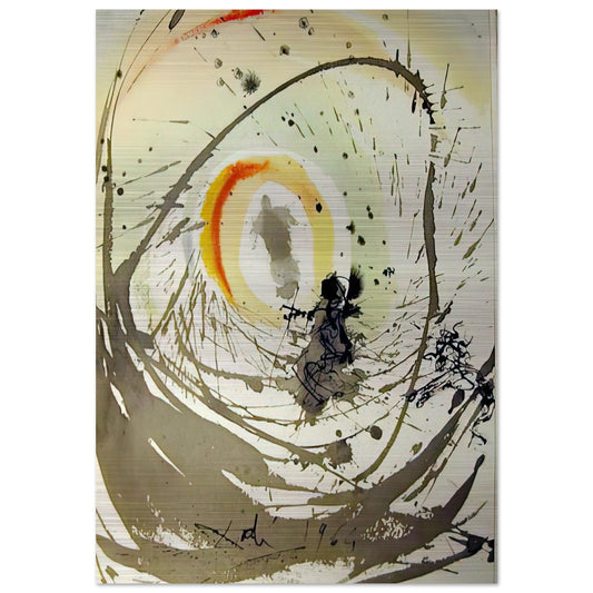 MULIER AMICTA SOLE 1967 - Salvador Dali Brushed Aluminum Print - 70x100 cm / 28x40 inches | Salvador Dali Aluminum Print | Salvador Dali Prints