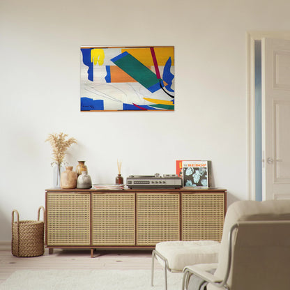 MEMORY OF OCEANIA - Henri Matisse Brushed Aluminum Print - 70x100 cm / 28x40 inches | Henri Matisse Aluminum Print | Henri Matisse Prints