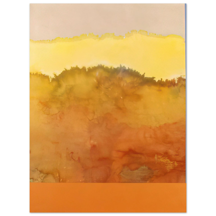 Ronnie Landfield - Sandman and the Angel - 1979  75x100 cm / 30x40inches Fine Art Poster