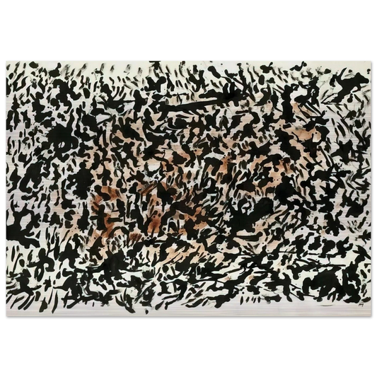 Untitled - 1979 - Henri Michaux Brushed Aluminum Print - 70x100 cm / 28x40 inches | Henri Michaux Aluminum Print | Henri Michaux Prints