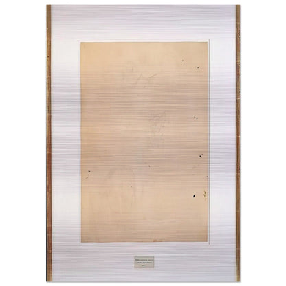 ERASED DE KOONING 1953 - Robert Rauschenberg Brushed Aluminum Print - 70x100 cm / 28x40 inches | Robert Rauschenberg Aluminum Print | Robert Rauschenberg Prints