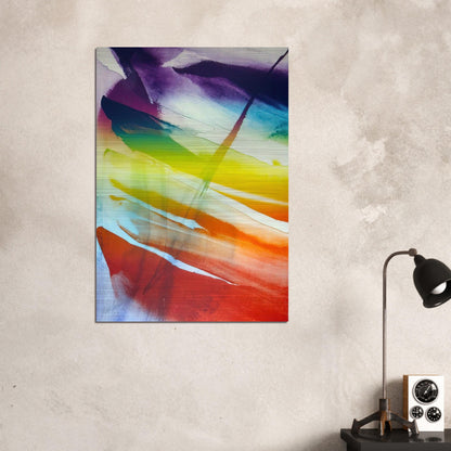 Phenomena Franklin s Kite - Paul Jenkins Brushed Aluminum Print - 70x100 cm / 28x40 inches | Paul Jenkins Aluminum Print | Paul Jenkins Prints