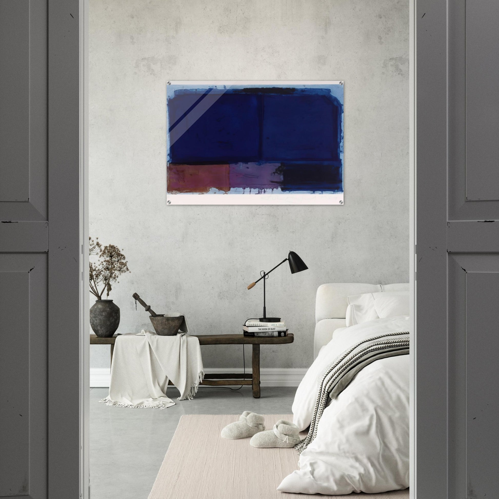 Vigil - 1980 - John Hoyland Acrylic Print - 70x100 cm / 28x40″ inches