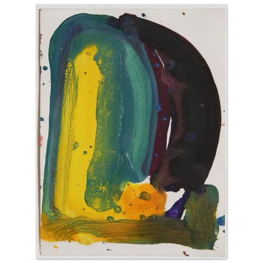 Sam Francis - Sculpture Drawing, SF64-571  75x100 cm / 30x40inches Fine Art Poster