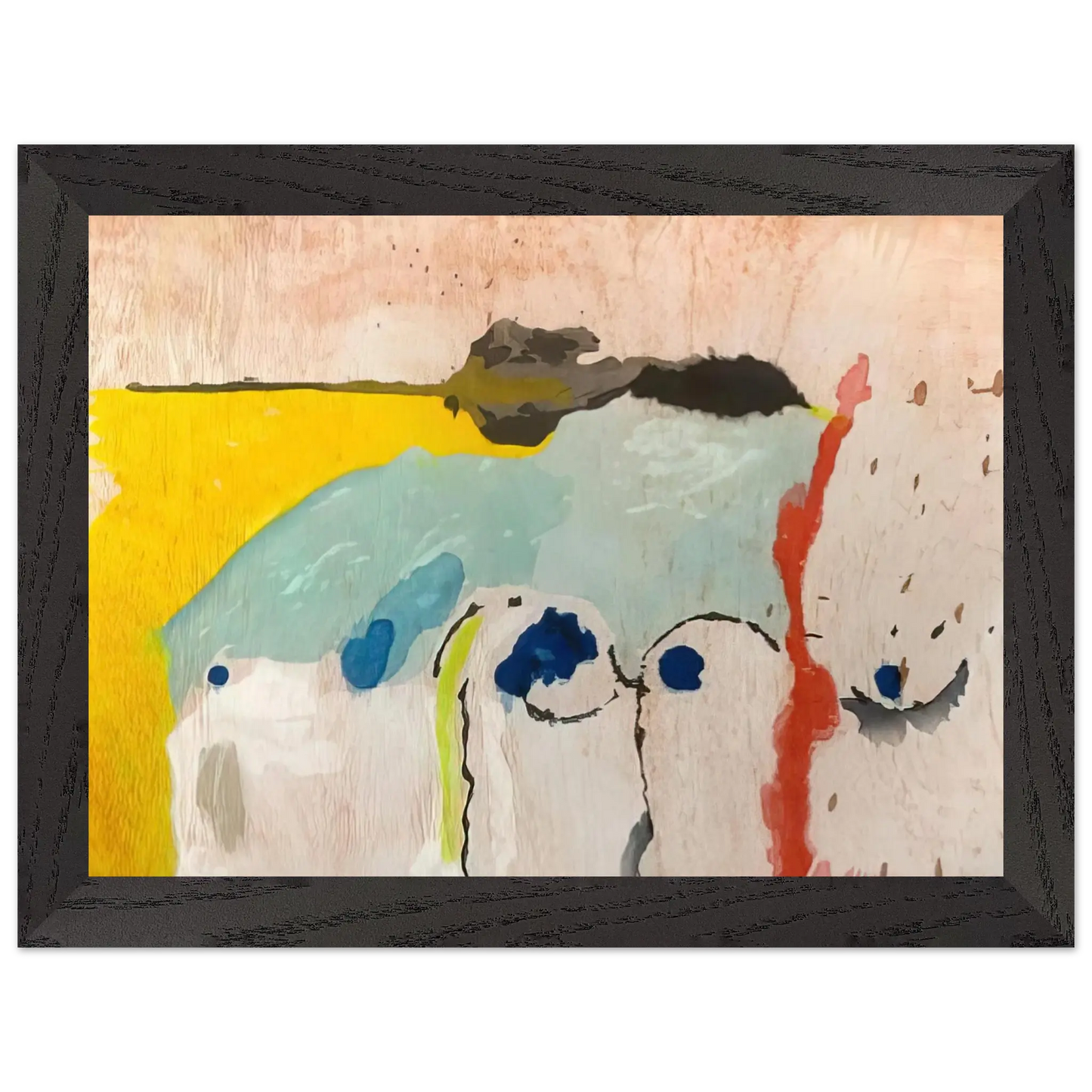 Helen Frankenthaler - Tales of Genji I - 1998 Wall art - 28x43  cm / XL (11x17 Inches) - Fine Art Poster - -