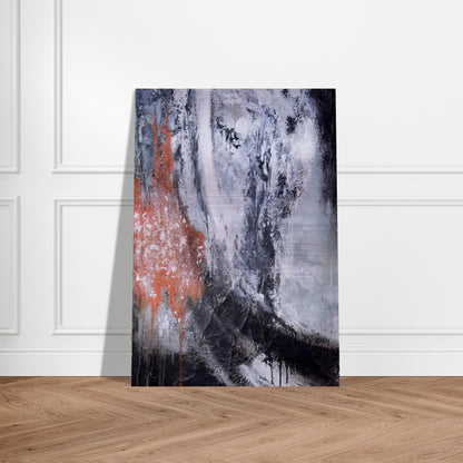 Untitled - Tachisme - Jiro Yoshihara Brushed Aluminum Print - 70x100 cm / 28x40 inches | Jiro Yoshihara Aluminum Print | Jiro Yoshihara Prints