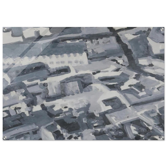 TOWNSCAPE M3 1968 - Gerhard Richter Acrylic Print - 70x100 cm / 28x40″ inches