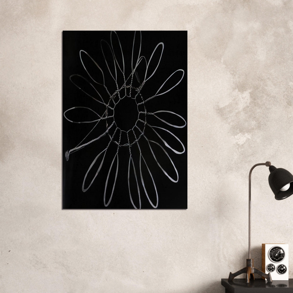 BROOCH 1936 - Alexander Calder Brushed Aluminum Print - 70x100 cm / 28x40 inches | Alexander Calder Aluminum Print | Alexander Calder Prints
