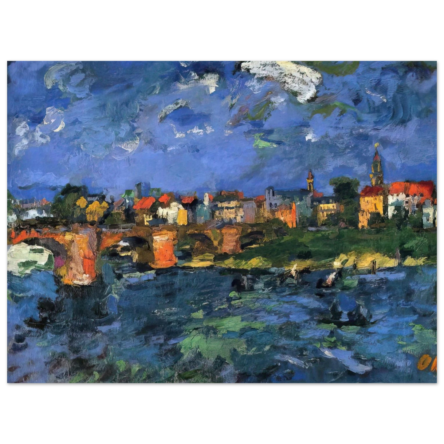 OSKAR KOKOSCHKA - NOT_DETECTED_235875  75x100 cm / 30x40inches Fine Art Poster